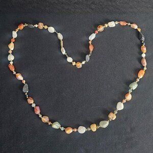 Multicolor Gemstones Beaded Necklace